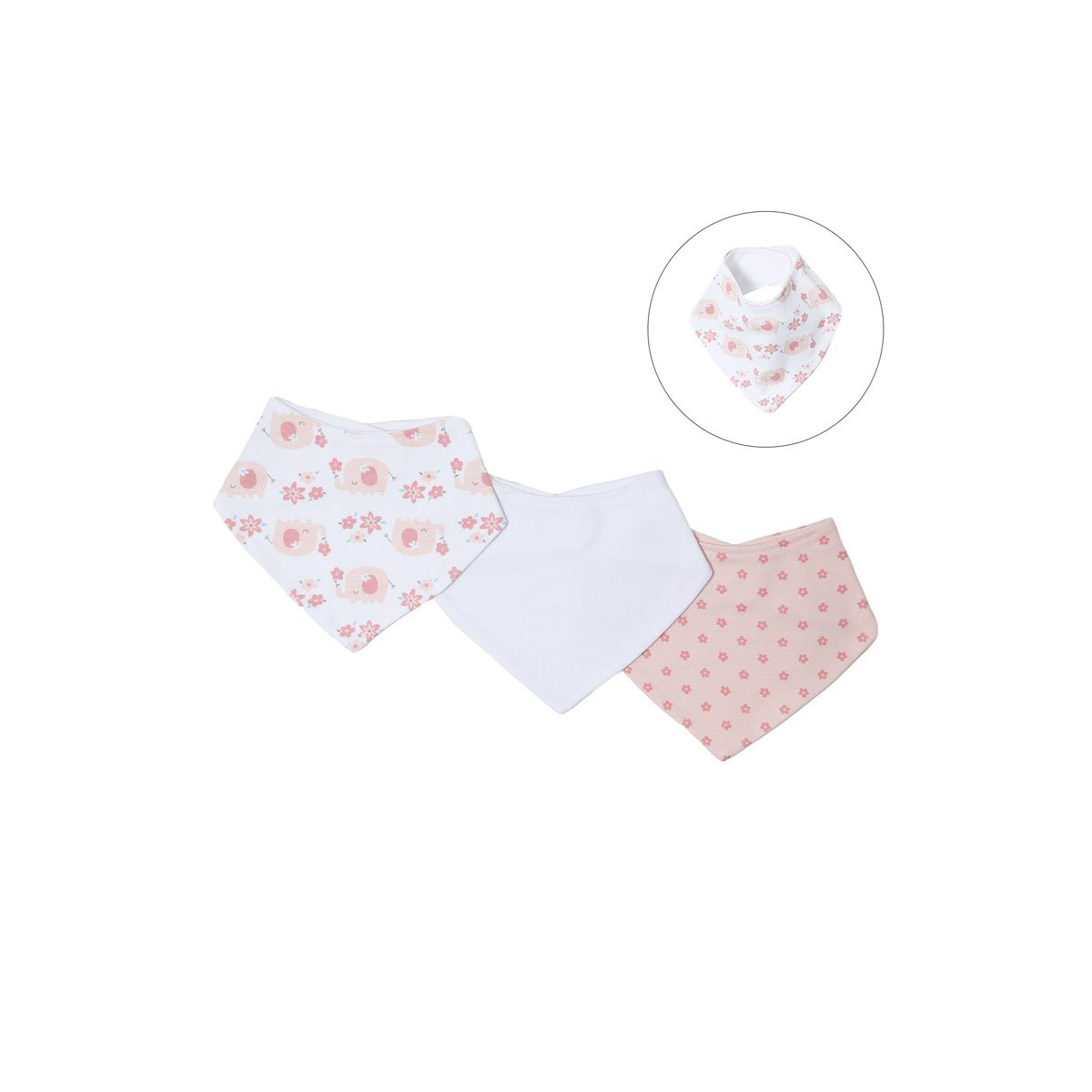 Plotterie.nl – Baby Bandana Meisjes – 3 pack1