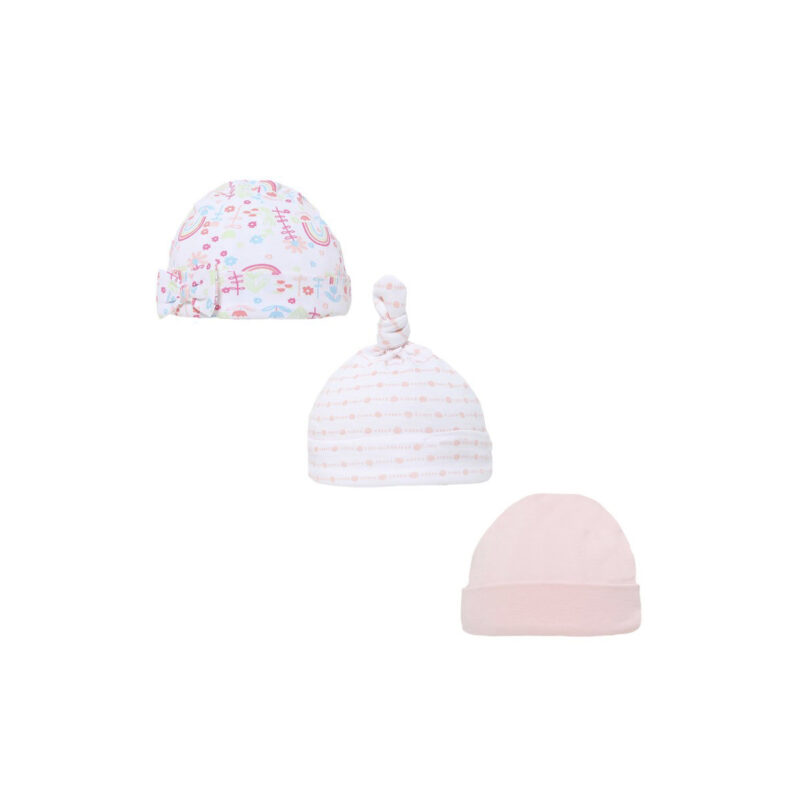 Plotterie.nl - Baby Meisje Muts Regenboog1